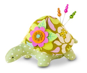 Turtle Pincushion Kit - Penelope