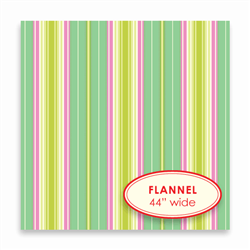 Lounge Stripe - turquoise - FLANNEL