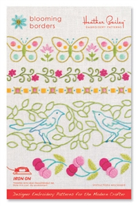 Blooming Borders - embroidery pattern