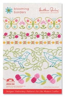 Blooming Borders - embroidery pattern