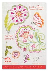 Garden Paisleys - embroidery pattern