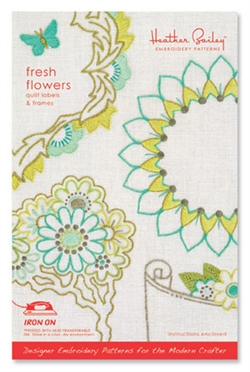 Fresh Flowers - embroidery pattern
