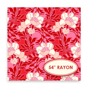 Smitten - rouge 54" RAYON