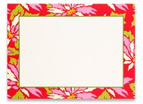 Photo Cards, Message - Poinsettia