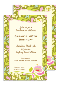 Invitations - Sway Lime