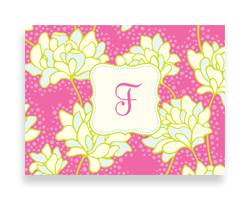 Note Cards - Initial F