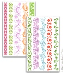 Floral Border Stamps