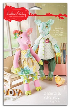 Claira and Clancy Pig Dolls
